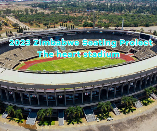 2023 Zimbabwe The Heart Stadion zitplaatsen project