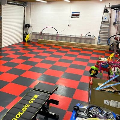 Goede prijs Fireproof Recycled Rubber Flooring Tiles With Composite Layer Anti Wear Surface online