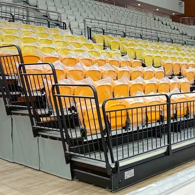 Pp-HDPE Materiële Intrekbare Auditoriumplaatsing met Electric Power-Technologie van de Luchtinjectie