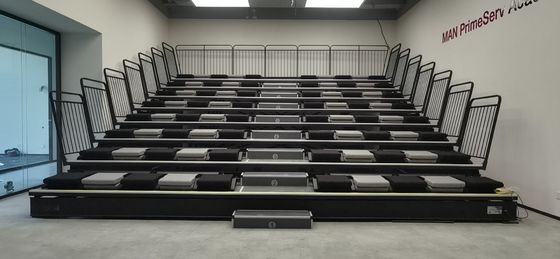 Goede prijs 200 - 500 personen capaciteit terugtrekbare blecher zitplaatsen bestand tegen roest en corrosie online