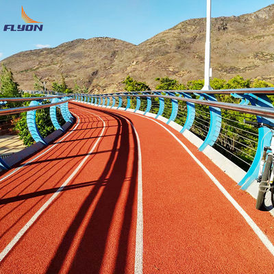 Goede prijs Sportloopbaan Outdoor Rubber materiaal Athletic Running Track Pu Binder Voor Tartan Track online