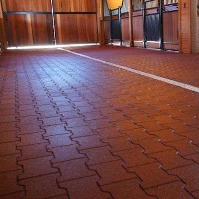 Tegels van de Eco de Vriendschappelijke Gerecycleerde Rubbervloer met de Anti het Verouderen Oppervlakte van de Slijtageweerstand
