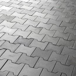Goede prijs Openlucht Rubberbevloering Mat Anti Aging Anti UV met de Vormh Vorm van het Hondbeen online