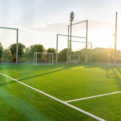Anti UV Kunstmatig Vals Gras, Tennis Synthetisch Gras 15mm Stapelhoogte