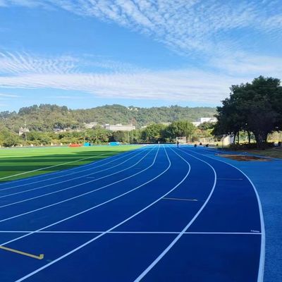 Goede prijs IAAF Goedgekeurde Rubberrenbaan met het Systeem Vriendschappelijke Eco van de Neveldeklaag online