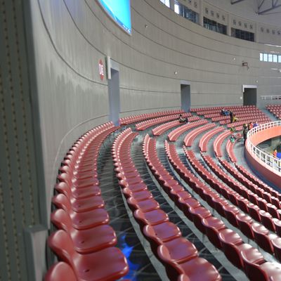 Goede prijs Openluchtvip Plastic Stadionplaatsing met Groene Gele Rode Kleur online