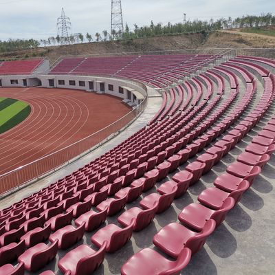 De vlakke Installatie Plastic HDPE Zetels van het Voetbalstadion het Bedrijf van de Stadionstoel