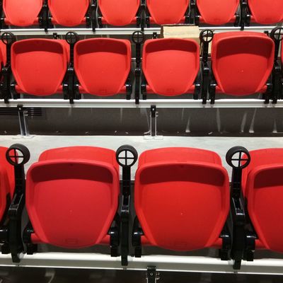 Het uiteinde bevestigde omhoog de Zetels van Stadionsporten met Wapenspe HDPE Materiaal
