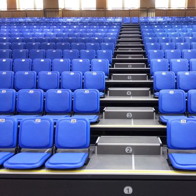 Goede prijs Het vouwen van UV Stabiele Intrekbare Plaatsing voor het Theateroem van de Scholengymnastiek online