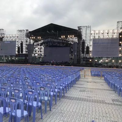 Witte kleur PP-materiaal draagbare evenementenvloeren met 20 ton laadvermogen en 5 jaar garantie