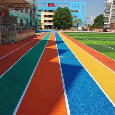 Het anti verouderen Gekleurde Rubberkorrels, Renbaan van de Water de Bestand Regenboog