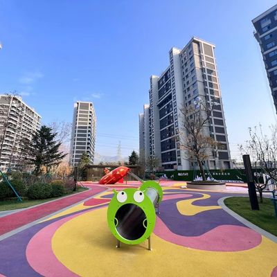 Goede prijs Veelkleurige Rubber de Korrelbevloering van het Dierenpatroon EPDM voor Kinderen Palyground online