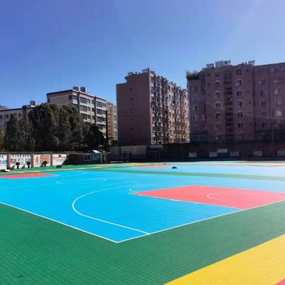 Goede prijs Hoge impact 15 mm dikte zeshoekig oppervlak PP tegels Sportvloeren Interlocking Sportvloeren online