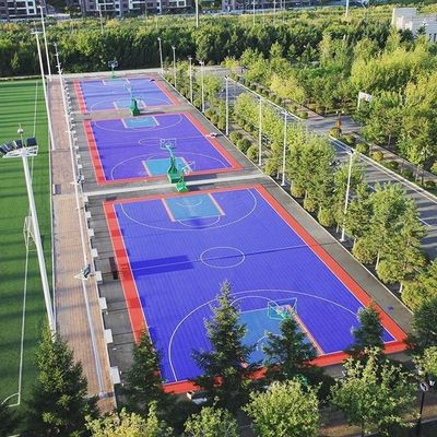 Goede prijs De met elkaar verbindende Tegels van de Basketbal Openluchtvloer voor Sportenhof online