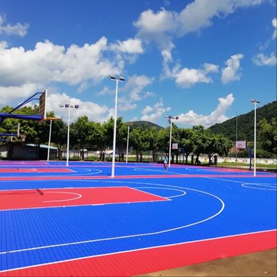 De openlucht Met elkaar verbindende Tegels van de Polypropyleenvloer voor Basketbaltennisbaan