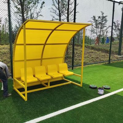 Goede prijs De aangepaste Banken van het Substituutvoetbal met Schuilplaats voor de Voetbalclub van het Schoolstadion online