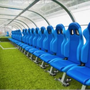 Goede prijs De Voetbalsubs van het schoolstadion Bank met Schuilplaats Gegalvaniseerd Staalmateriaal online