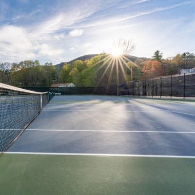 Goede prijs Het vrije Hof Mat Flooring Colors Customized van Pickleball van de Lijn Schilderende Dienst online