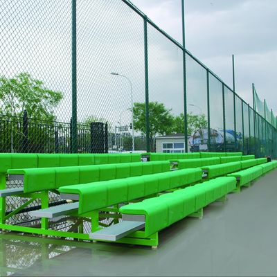 Bleachers van het het Aluminium Openluchtmetaal van de kleurenaanpassing met Dubbele Pedaal en Zetels
