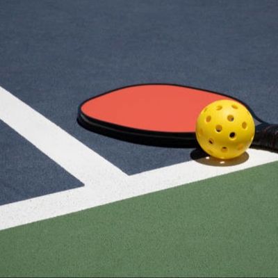 Goede prijs Glad oppervlak 45 lbs Rode pickleball Court Mat Met UV-bescherming online