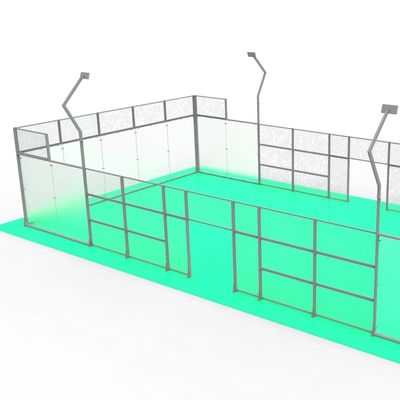 Goede prijs Persoonlijke groene padel tennisbaan met glad oppervlak en 1 jaar online