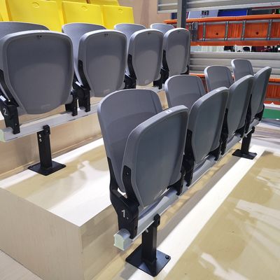 Goede prijs Verwerking met luchtinspuiting Plastic stadion sportstoelen met metalen structuur blecher online