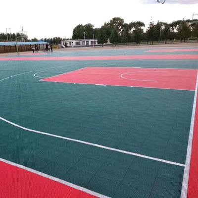 Goede prijs 15 mm dikte PP tegels sportvloer Gemakkelijk monteren en duurzame prestaties online