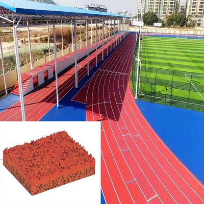 Goede prijs 6 mm dikte, op maat gemaakte sportloopbanen met weinig onderhoud online