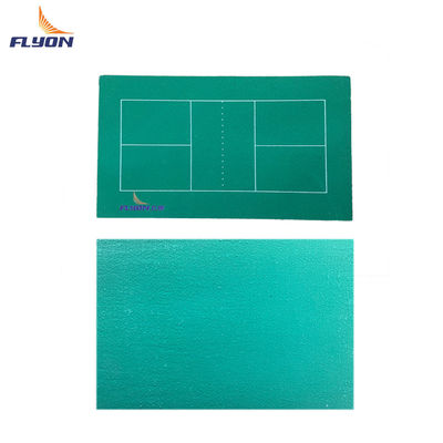 Goede prijs 2 mm PVC pickleball Court Mat met zandpatroon 198.43 pond/rol PVC acrylcoating online