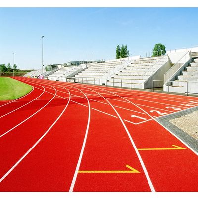 Goede prijs Langeafstandsloopbaan Rubberoppervlak 8M x 400M Vervaag en UV-bestendige gladde baan online