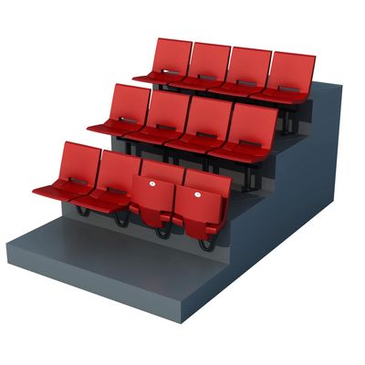 Vaste stoel voor het stadion uit HDPE/PP - anti-veroudering anti-UV vuurvaste zitplaatsen binnen of buiten