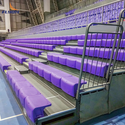 Kwaliteit Op maat gemaakte aluminium uitschakelbare blecherstoelen met optionele gang en vloerconfiguratie fabriek