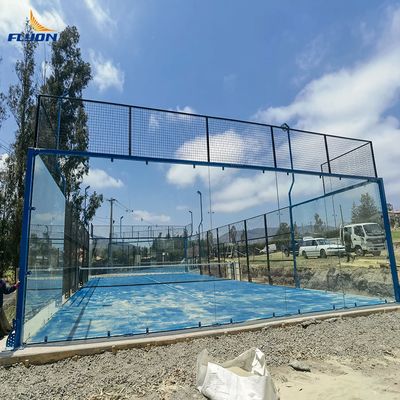 Goede prijs Standaardgrootte synthetische padel tennisbaan met groene oppervlaktecoating online
