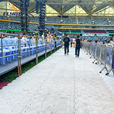 Zeer duurzaam Draagbare vloer voor evenementen Brandbestand Makkelijk te installeren Hoge duurzaamheid