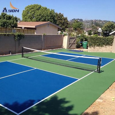 6.56*32.81ft Pickleball Court Mat met 215.23 Sqft Roll Grootte 2-3 mm Dikte 2 mm PVC basislaag