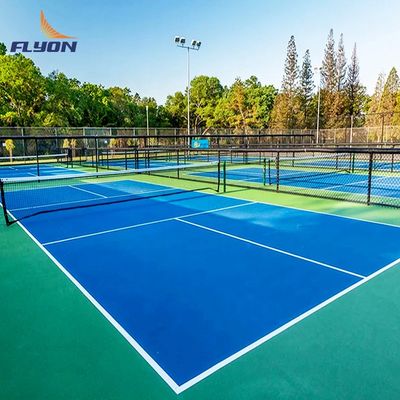 Goede prijs Kristallen zandoppervlak Patroon Pickleball Court Vervaagingsbestendige Hoge duurzaamheid online