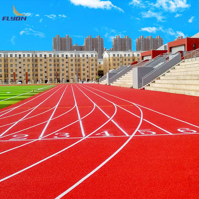 Upgrade Athletic Performance Full Pour System Athletic Running Tracks Textured Surface Design van het hoogste niveau