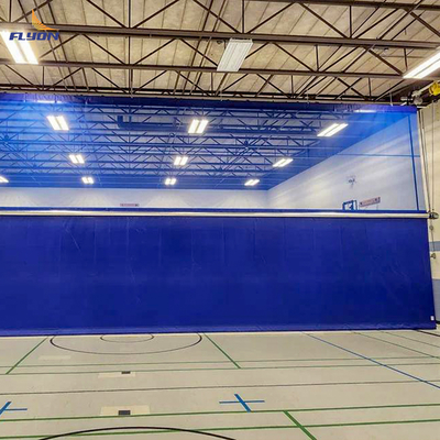 Goede prijs Sports Hall Divider Net Elektrisch Gemotoriseerde Rolgordijn Scheidingsgordijnen Sport Scheidingsgordijnen online