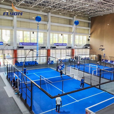 Goede prijs Glanz oppervlak Padel Tennisbaan Standard Voor klantvereisten online