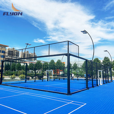 Goede prijs Standaardgrootte synthetische padel tennisbaan met groene oppervlaktecoating online