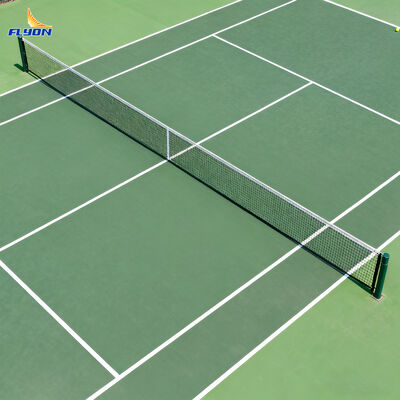 Aanpasbare kleuren Pickleball Court Mat met 215.23 Sqft Roll Grootte voor 44 * 20ft of 60 * 30ft Courts en 8 jaar levensduur