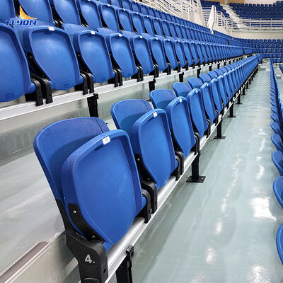 Lichte 2,5 kg zwarte stadion sportstoelen met 5 jaar garantie en 45 cm afmetingen