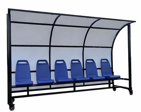 Goede prijs Aluminium Draagbare Bank Shelter Montage Installatie voor voetbalstadion Team Substitute Bank online