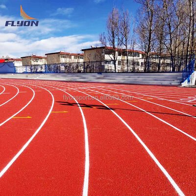 Goede prijs Milieuvriendelijk Schokabsorberend Antislip Oppervlak Sandwich Systeem Tartan Baan voor Atletiekbanen online