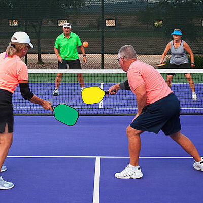 Goede prijs Draagbare anti-slip duurzame pickleball court mat en rol voor professioneel spelen online