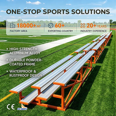 Goede prijs Vinnige installatie Modulair ontwerp Aluminium blechers met 5 jaar garantie voor draagbare stadion zitplaatsen online