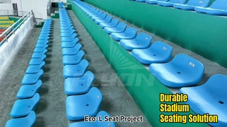 Eco L-stadionstoelen Duurzaam HDPE geblazen